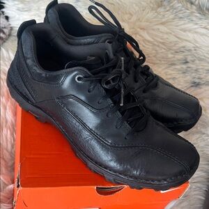 Caterpillar Black Leather Men's Sneakers
